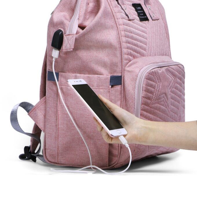 Bolsa Maternidade Land USB Impermeável - Frete Grátis - Imagem 4